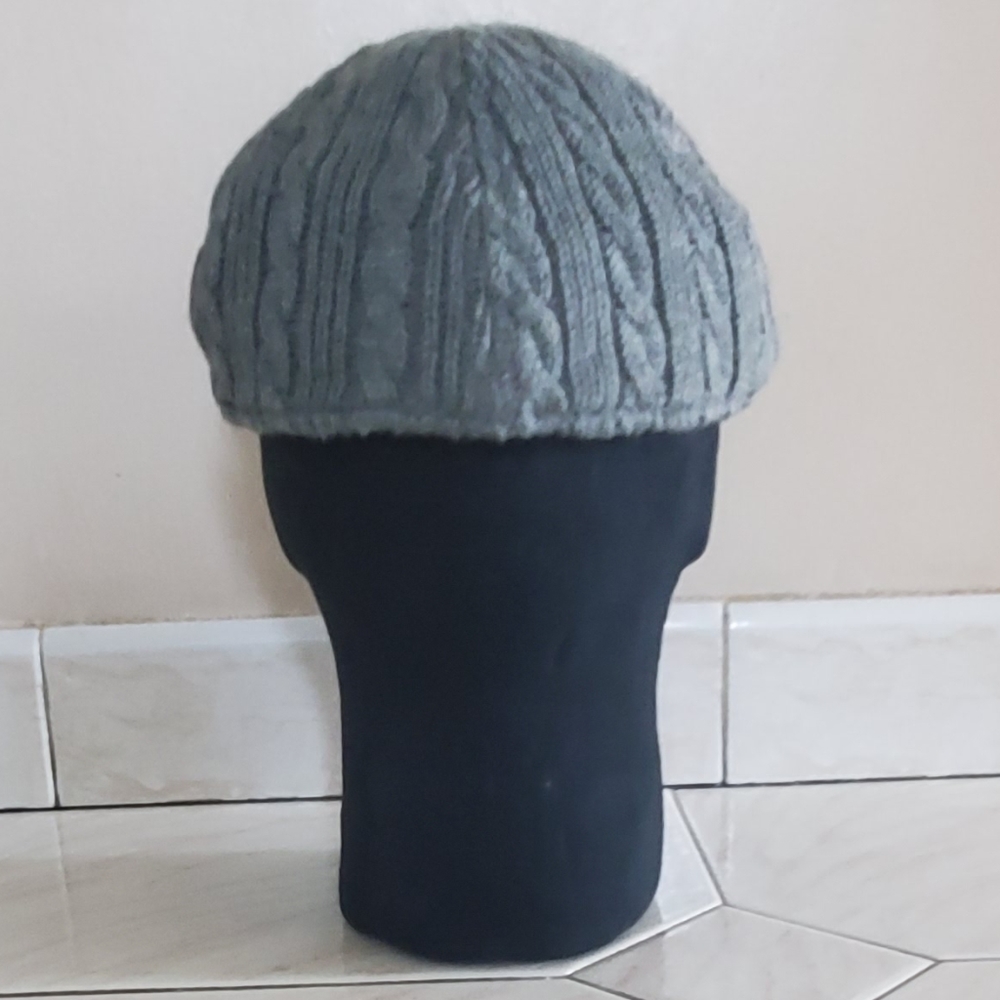 Mens Cableknit cap hat - Picture 3 of 4
